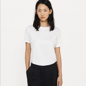 Acne Taline Face white shirt